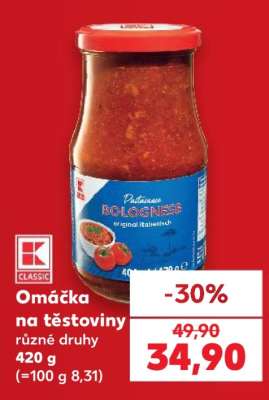 Omáčka na těstoviny