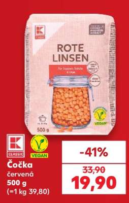 Čočka červená