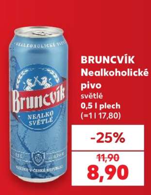 BRUNCVÍK Nealkoholické pivo