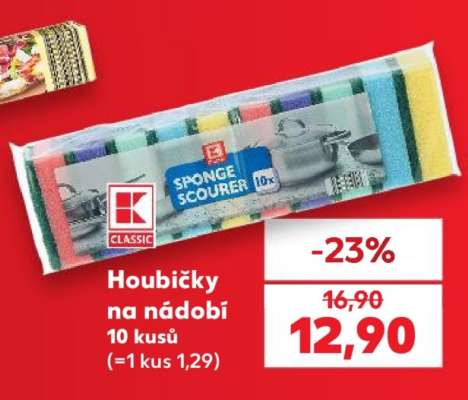 Houbičky na nádobí