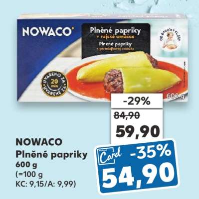 NOWACO Plněné papriky