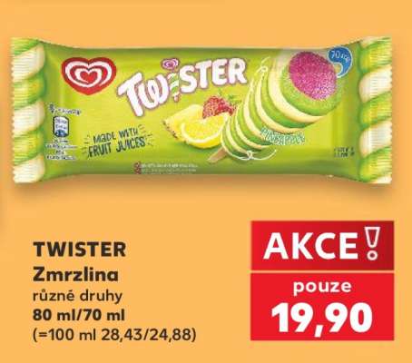 TWISTER Zmrzlina