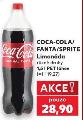 COCA-COLA/ FANTA/ SPRITE Limonáda