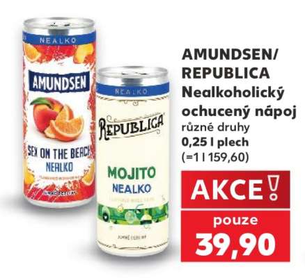 AMUNDSEN/REPUBLICA nealkoholický ochucený nápoj
