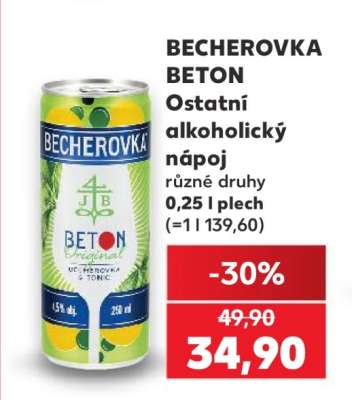 Becherovka Beton