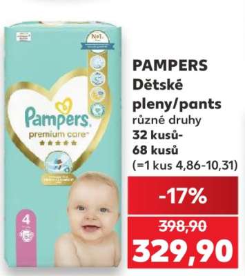 PAMPERS Dětské pleny/ Pants