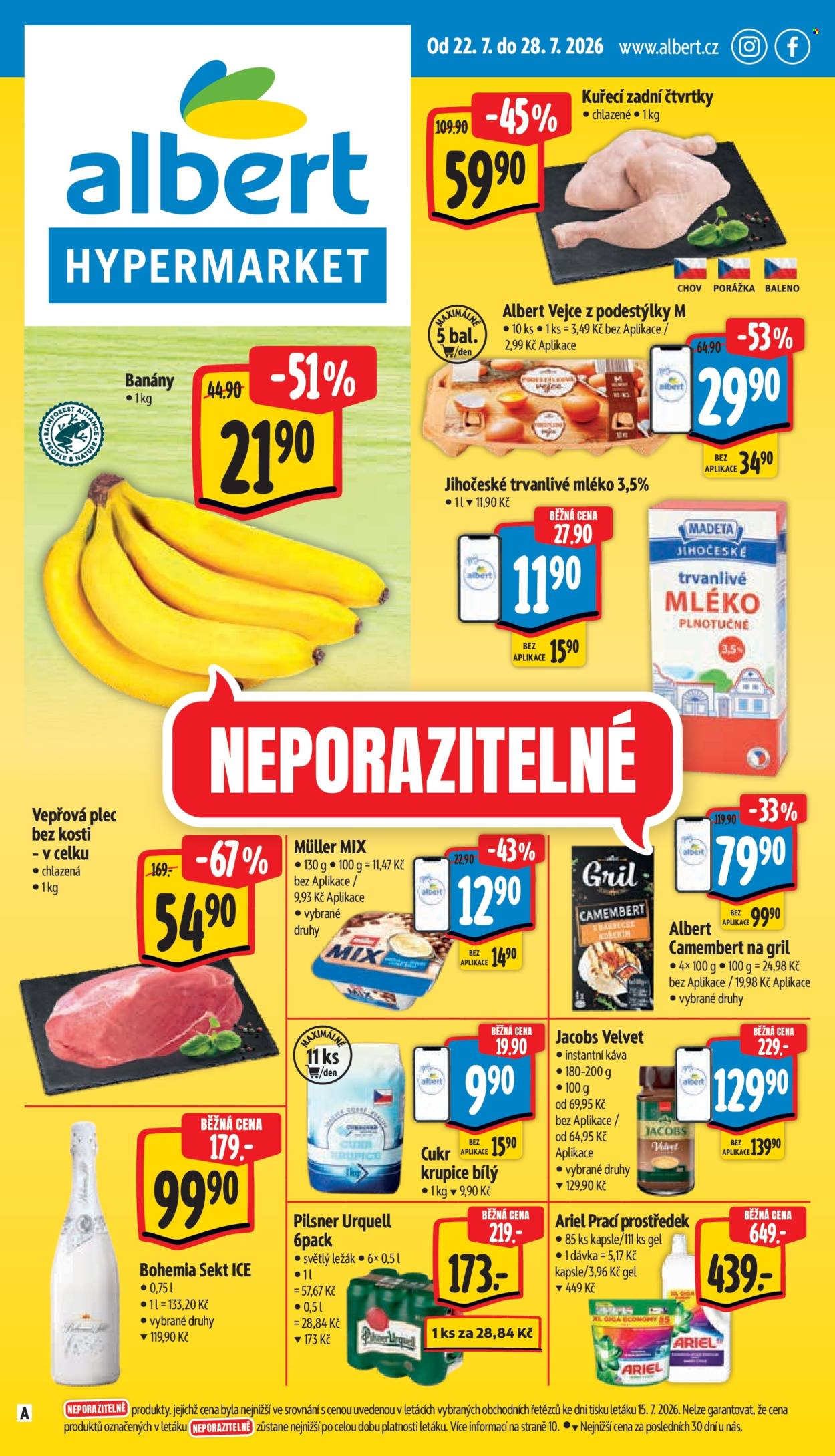 Leták Albert Hypermarket - 22. 7. 2026 - 28. 7. 2026. Strana 1