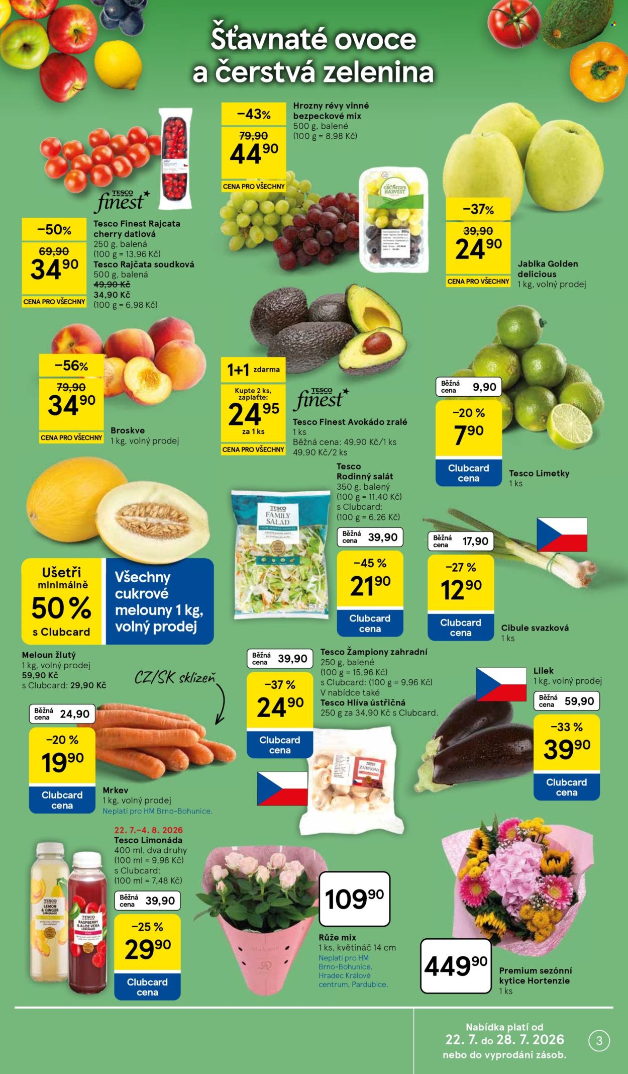 Leták TESCO - 22. 7. 2026 - 28. 7. 2026. Strana 3