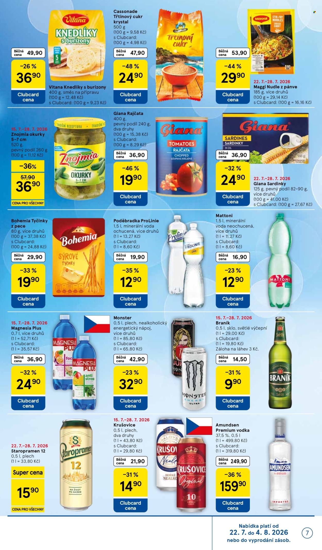 Leták TESCO supermarket - 22. 7. 2026 - 28. 7. 2026. Strana 7