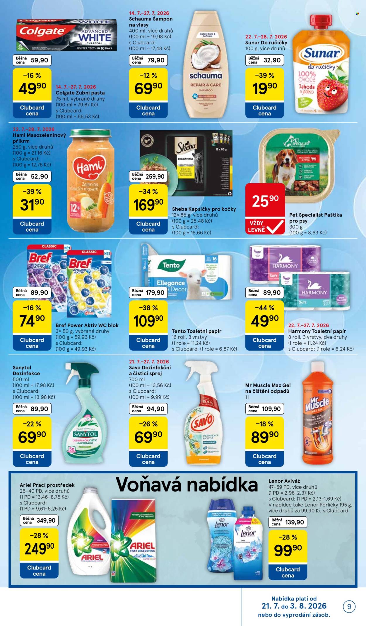 Leták TESCO supermarket - 22. 7. 2026 - 28. 7. 2026. Strana 9