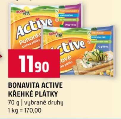 BONAVITA ACTIVE KŘEHKÉ PLÁTKY