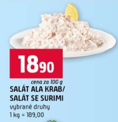 SALÁT ALA KRAB/SALÁT SE SURIMI