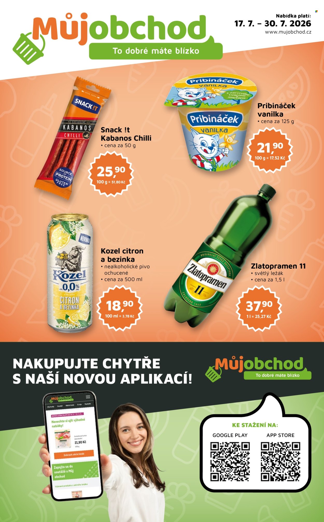 Leták Můj obchod - 17. 7. 2026 - 30. 7. 2026. Strana 1