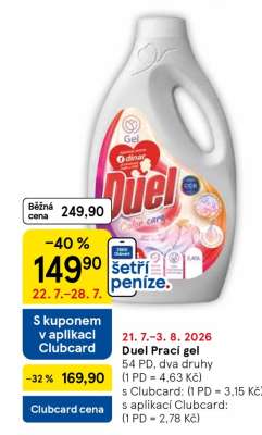 Duel prací gel