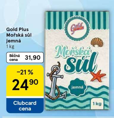 Gold Plus Mořská sůl jemná