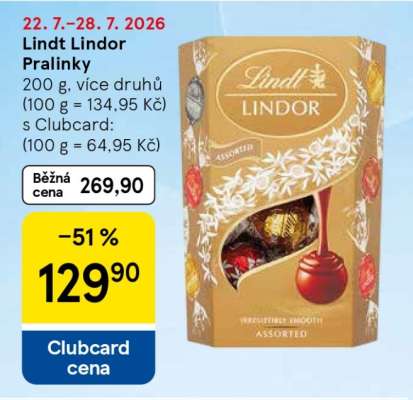 Lindt Lindor Pralinky