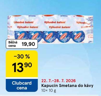 KAPUCÍN Smetana do kávy
