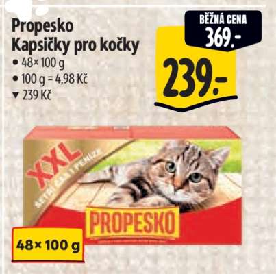 Propesko kapsičky pro kočky