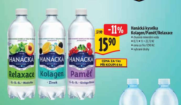 Hanácká kyselka Kolagen/Paměť/Relaxace