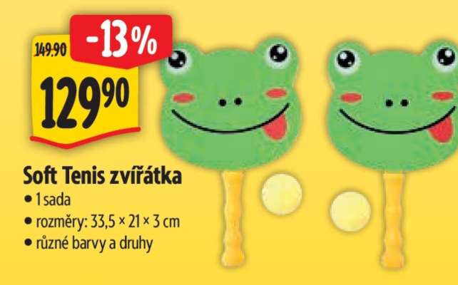 Soft Tenis zvířátka