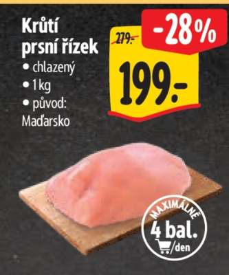 Krůtí prsní řízek