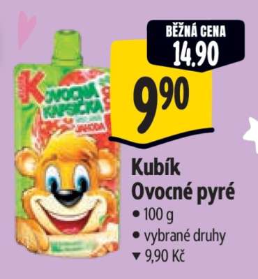 Kubík Ovocné pyré