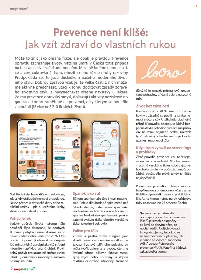 Leták mojelekarna.cz - 1. 7. 2026 - 31. 8. 2026. Strana 4