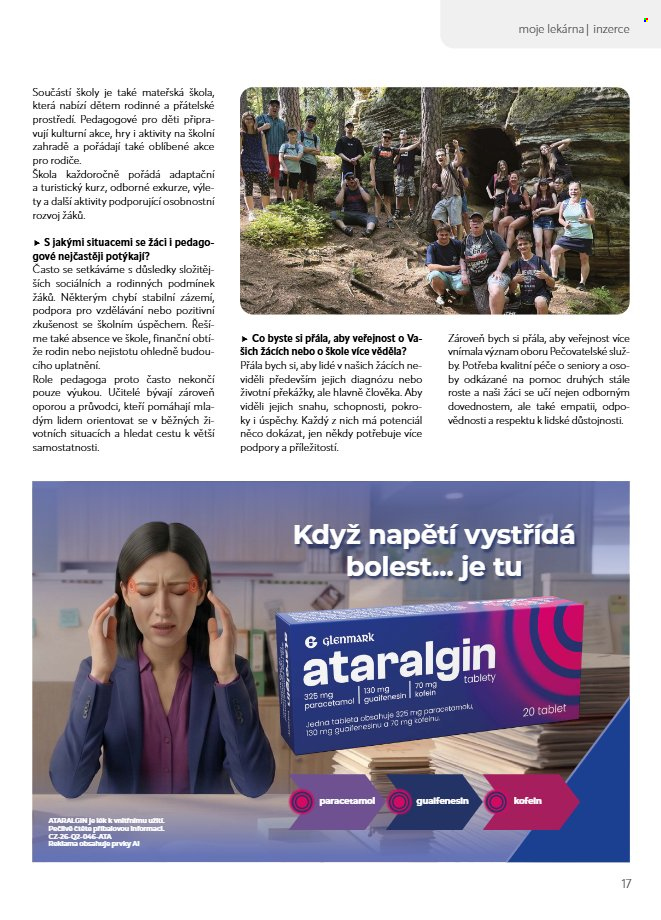 Leták mojelekarna.cz - 1. 7. 2026 - 31. 8. 2026. Strana 19