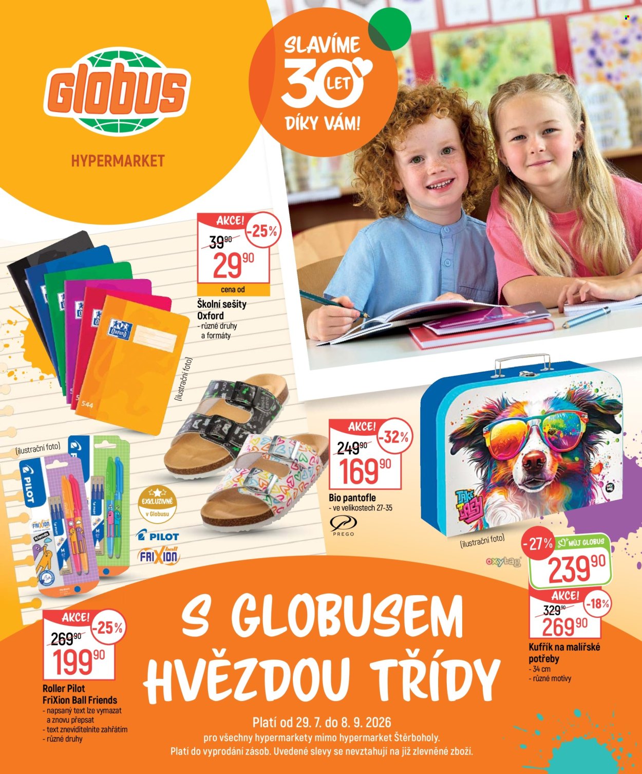 Leták Globus - 29. 7. 2026 - 8. 9. 2026. Strana 1