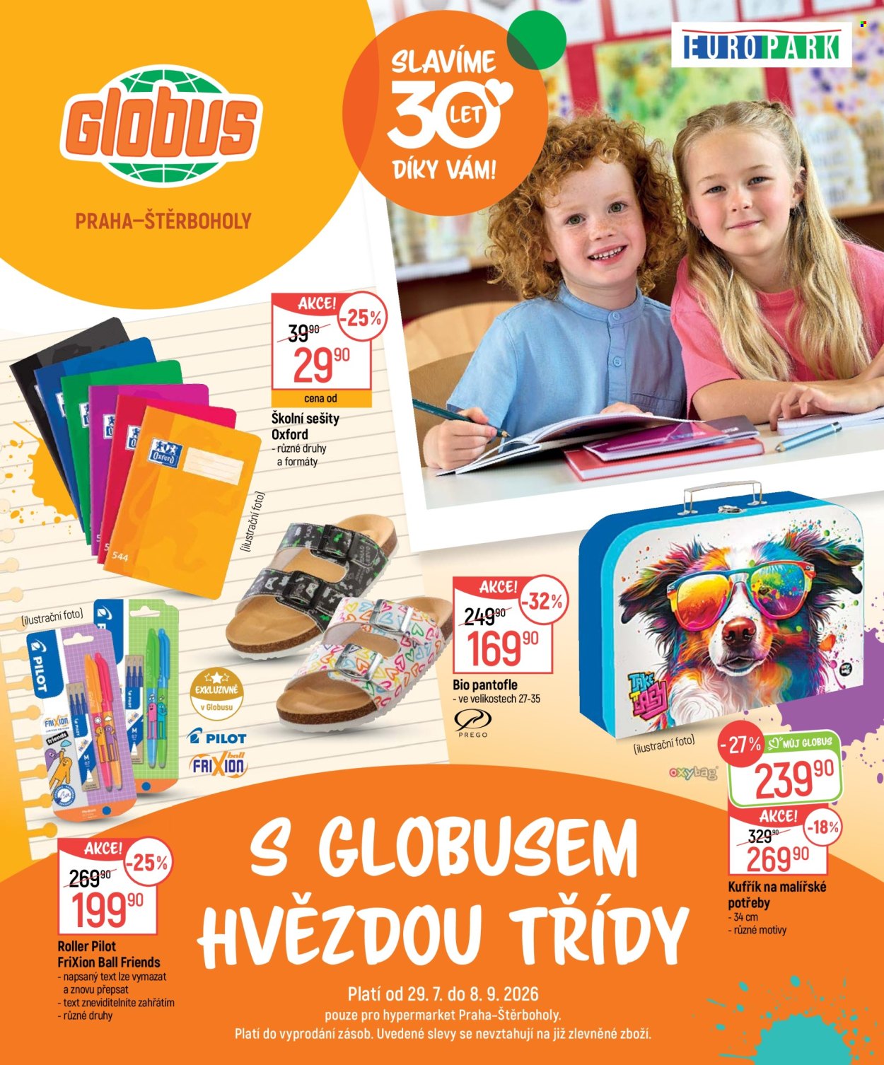 Leták Globus - 29. 7. 2026 - 8. 9. 2026. Strana 1