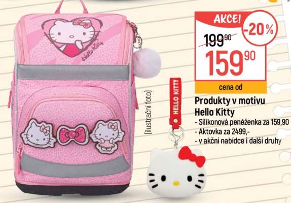 Produkty v motivu Hello Kitty