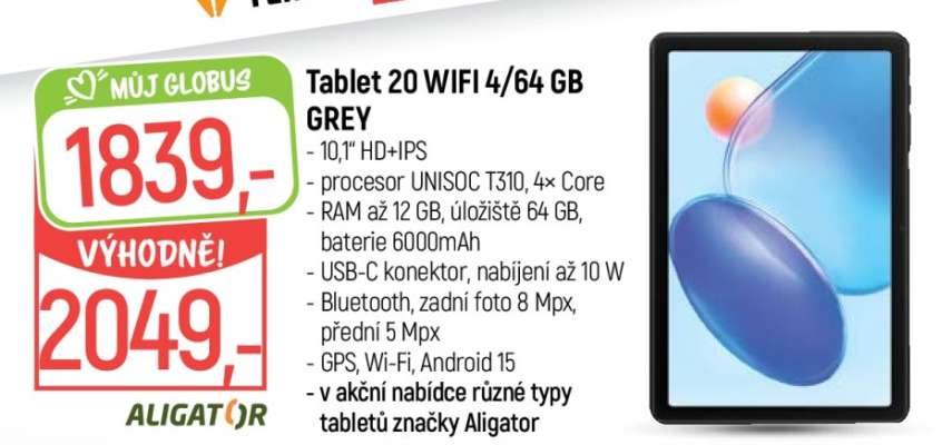 Tablet 20 WIFI 4/64 GB GREY