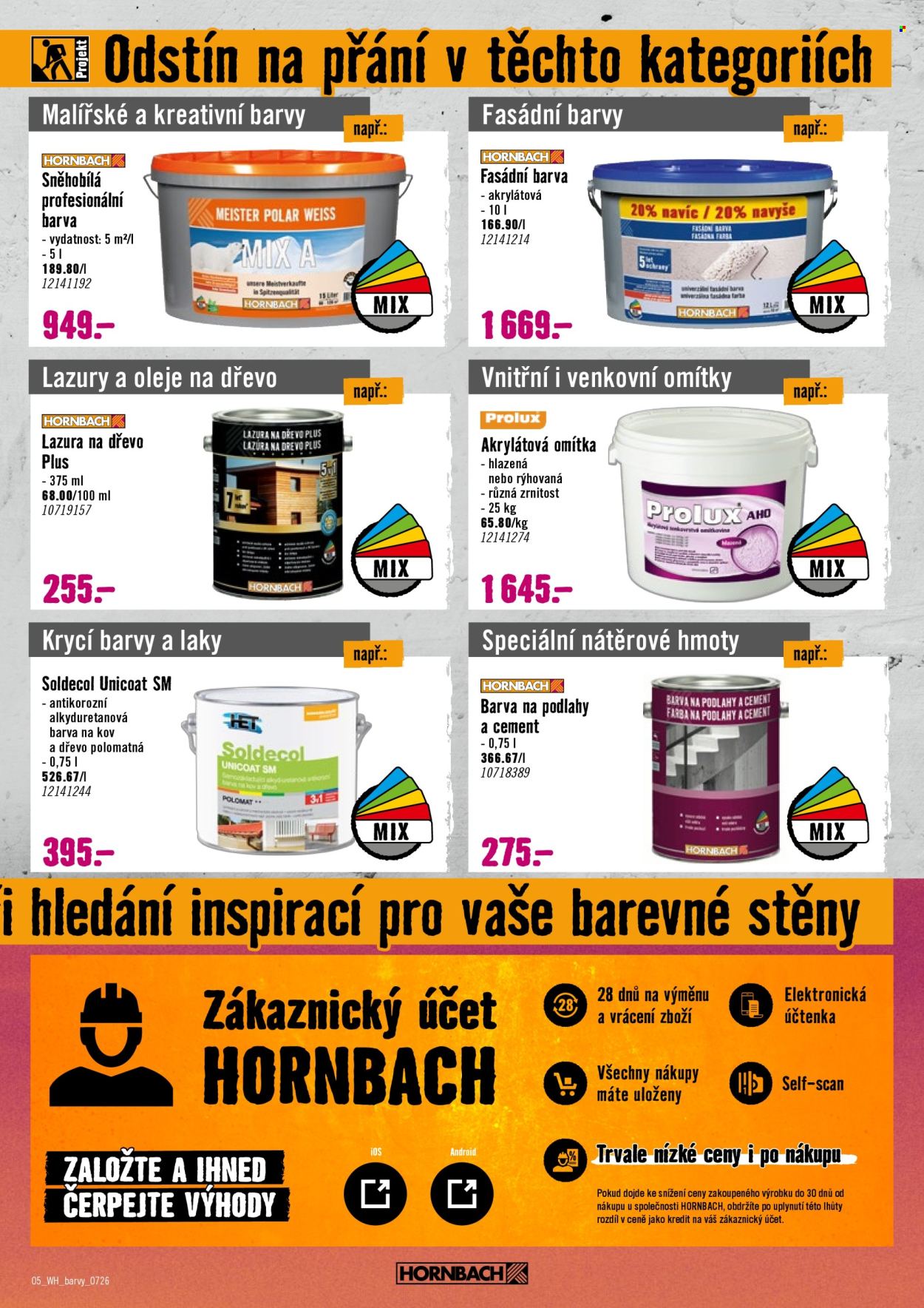 Leták HORNBACH - 29. 7. 2026 - 12. 8. 2026. Strana 5