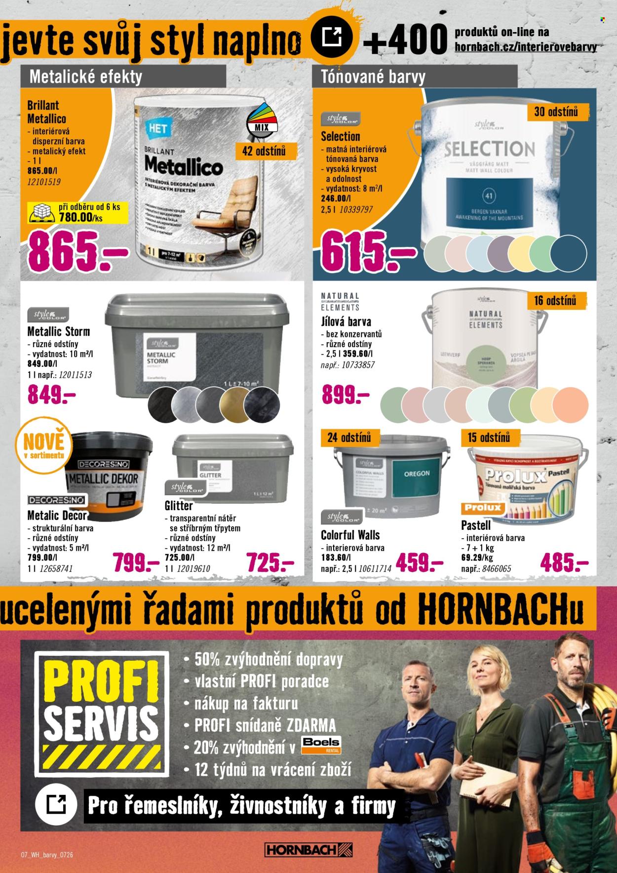 Leták HORNBACH - 29. 7. 2026 - 12. 8. 2026. Strana 7