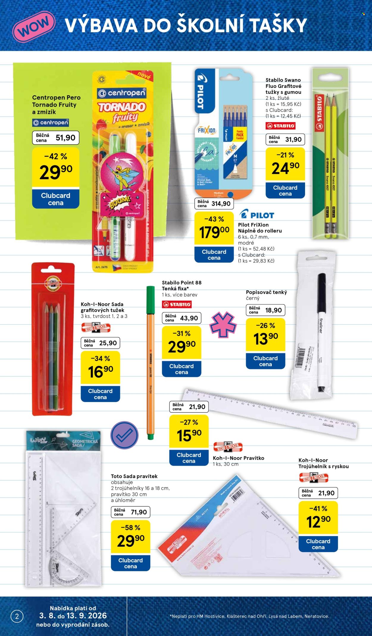 Leták TESCO hypermarket - 3. 8. 2026 - 13. 9. 2026. Strana 2