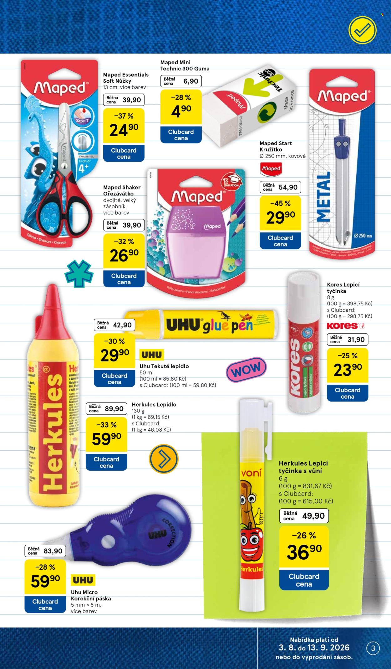 Leták TESCO hypermarket - 3. 8. 2026 - 13. 9. 2026. Strana 3