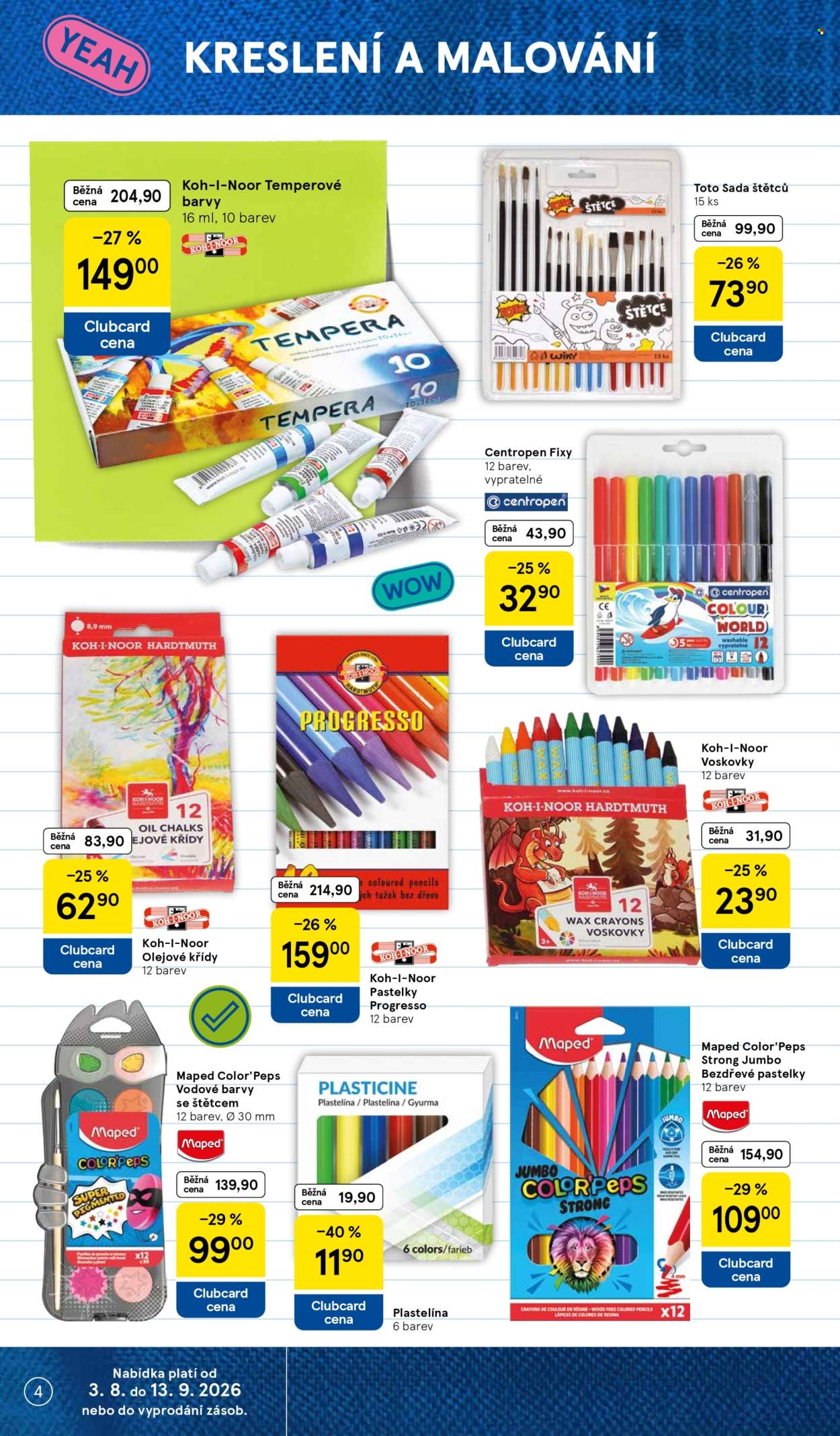 Leták TESCO hypermarket - 3. 8. 2026 - 13. 9. 2026. Strana 4