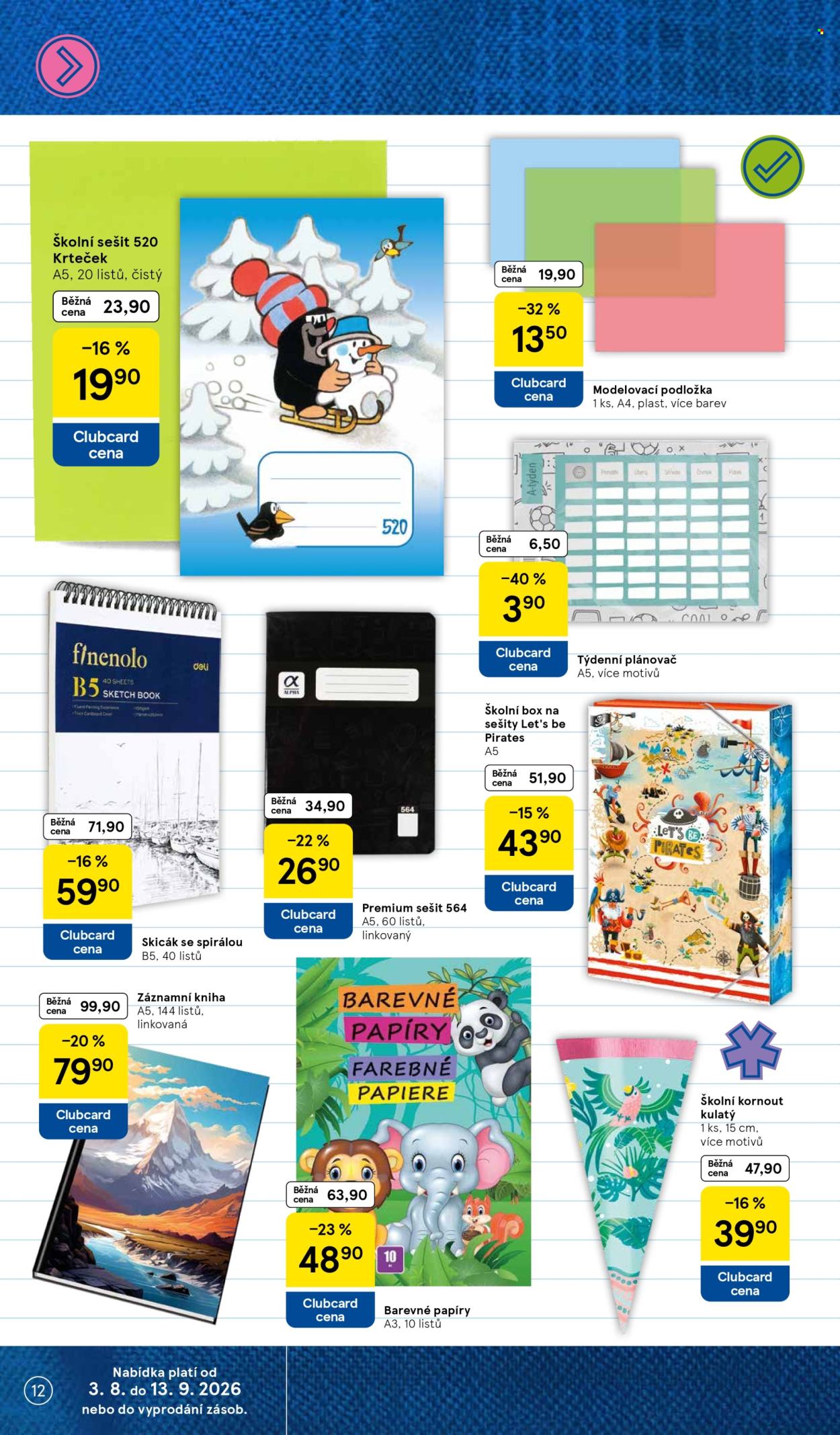 Leták TESCO hypermarket - 3. 8. 2026 - 13. 9. 2026. Strana 12