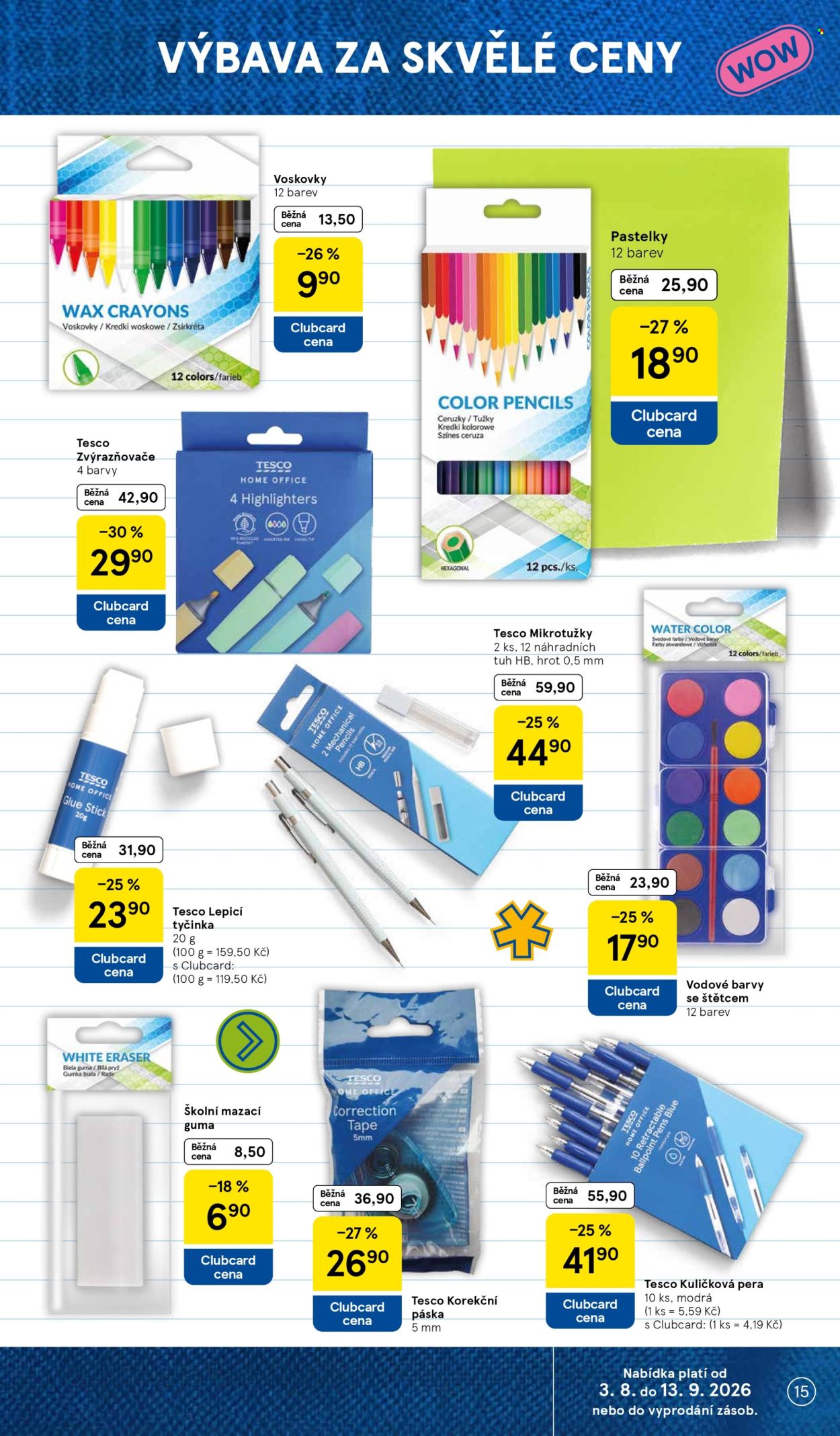 Leták TESCO hypermarket - 3. 8. 2026 - 13. 9. 2026. Strana 15