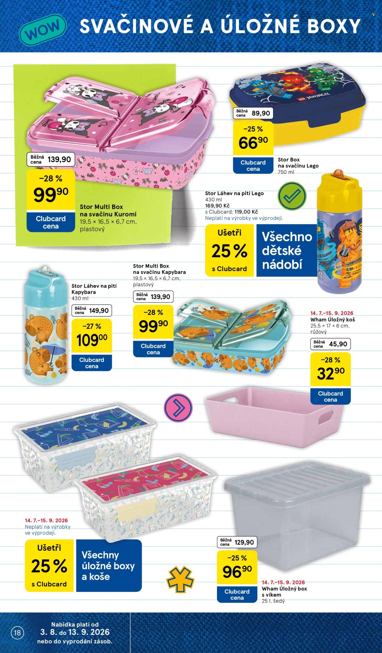 Leták TESCO hypermarket - 3. 8. 2026 - 13. 9. 2026. Strana 18