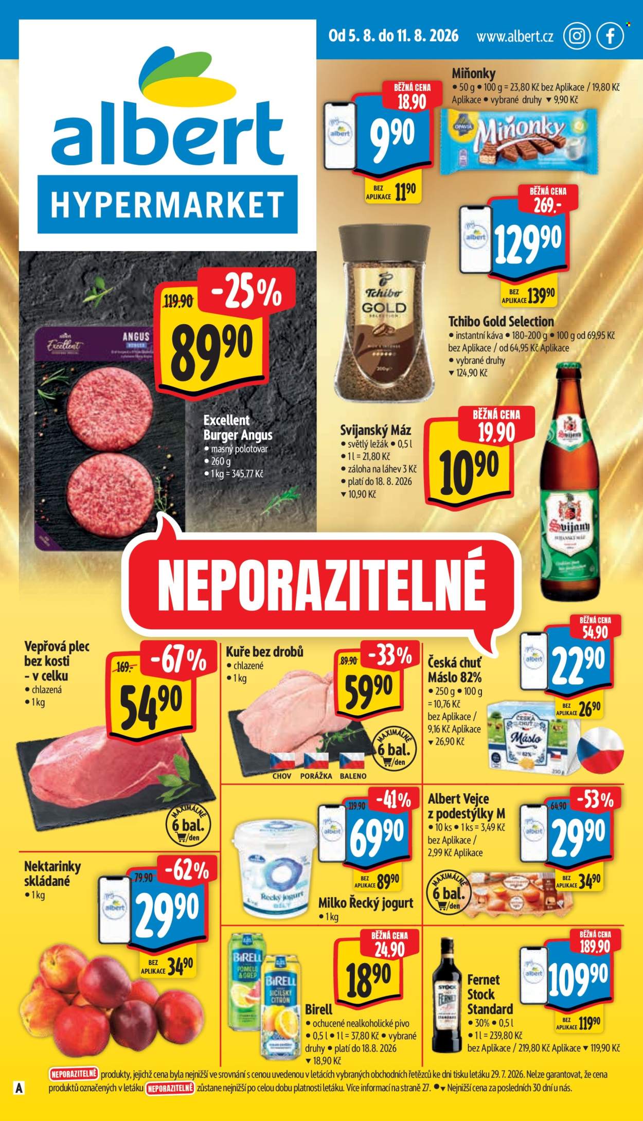 Leták Albert Hypermarket - 5. 8. 2026 - 11. 8. 2026. Strana 1