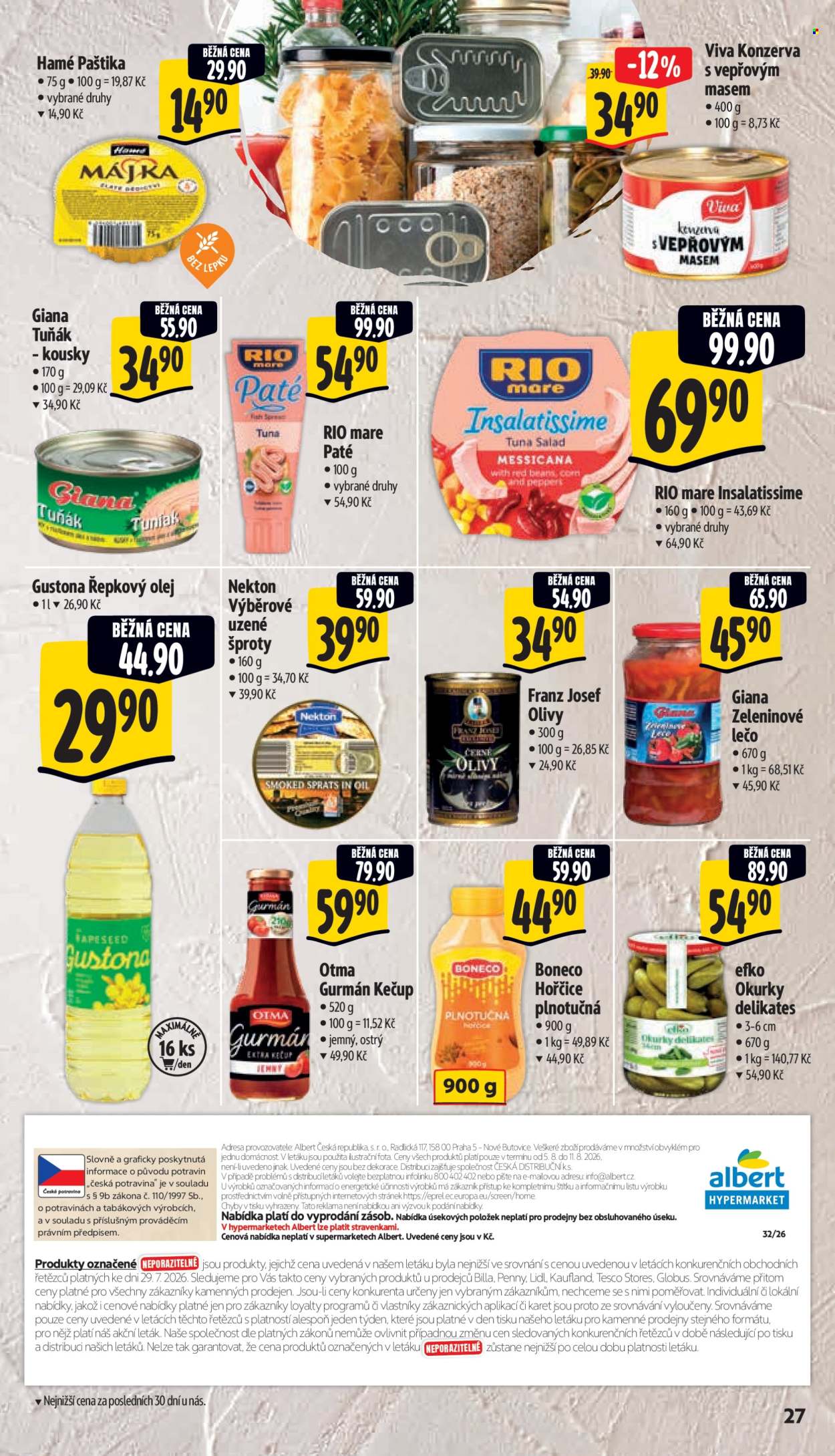 Leták Albert Hypermarket - 5. 8. 2026 - 11. 8. 2026. Strana 37