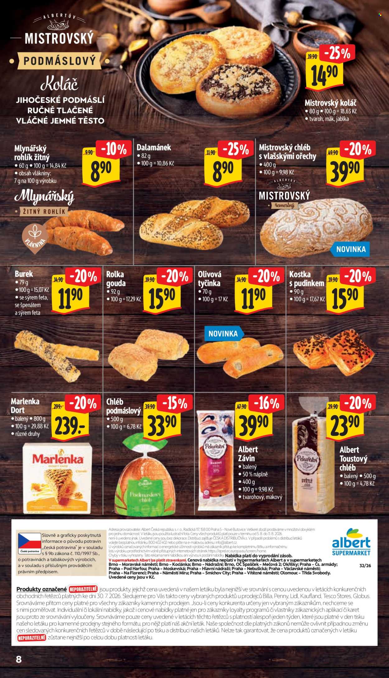 Leták Albert Supermarket - 5. 8. 2026 - 11. 8. 2026. Strana 16