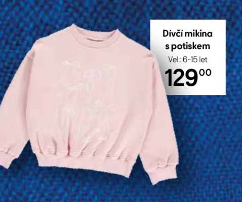 Dívčí mikina s potiskem