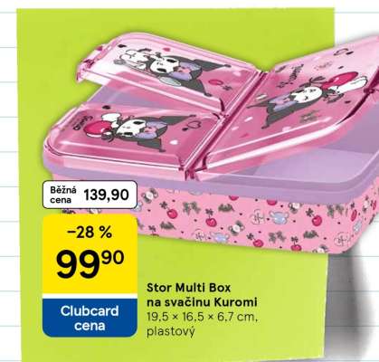 Stor Multi Box na svačinu Kuromi