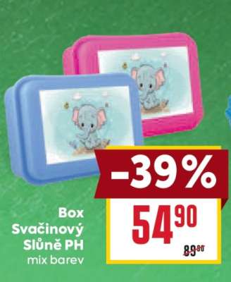 Box Svačinový Slůně PH