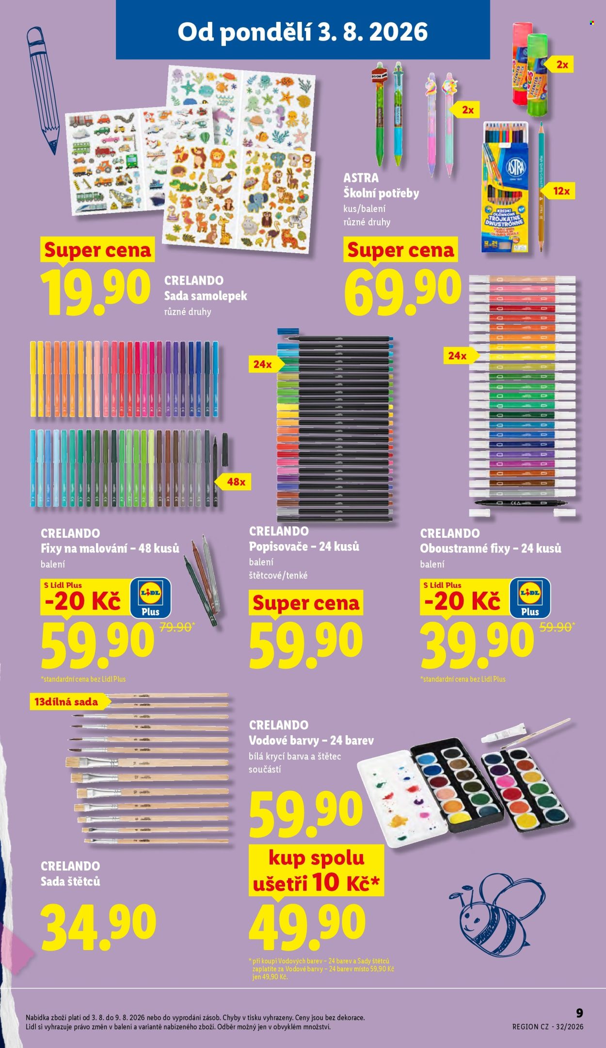 Leták Lidl - 3. 8. 2026 - 30. 8. 2026. Strana 9