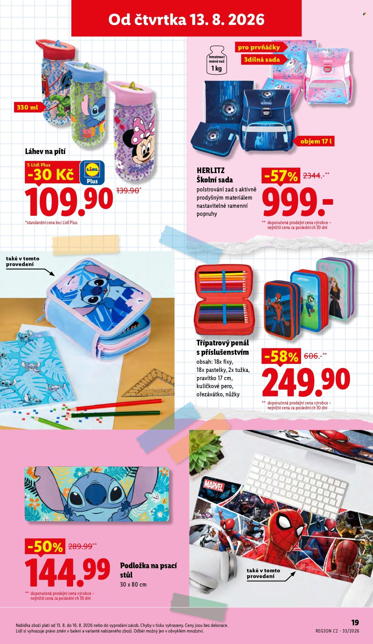 Leták Lidl - 3. 8. 2026 - 30. 8. 2026. Strana 19