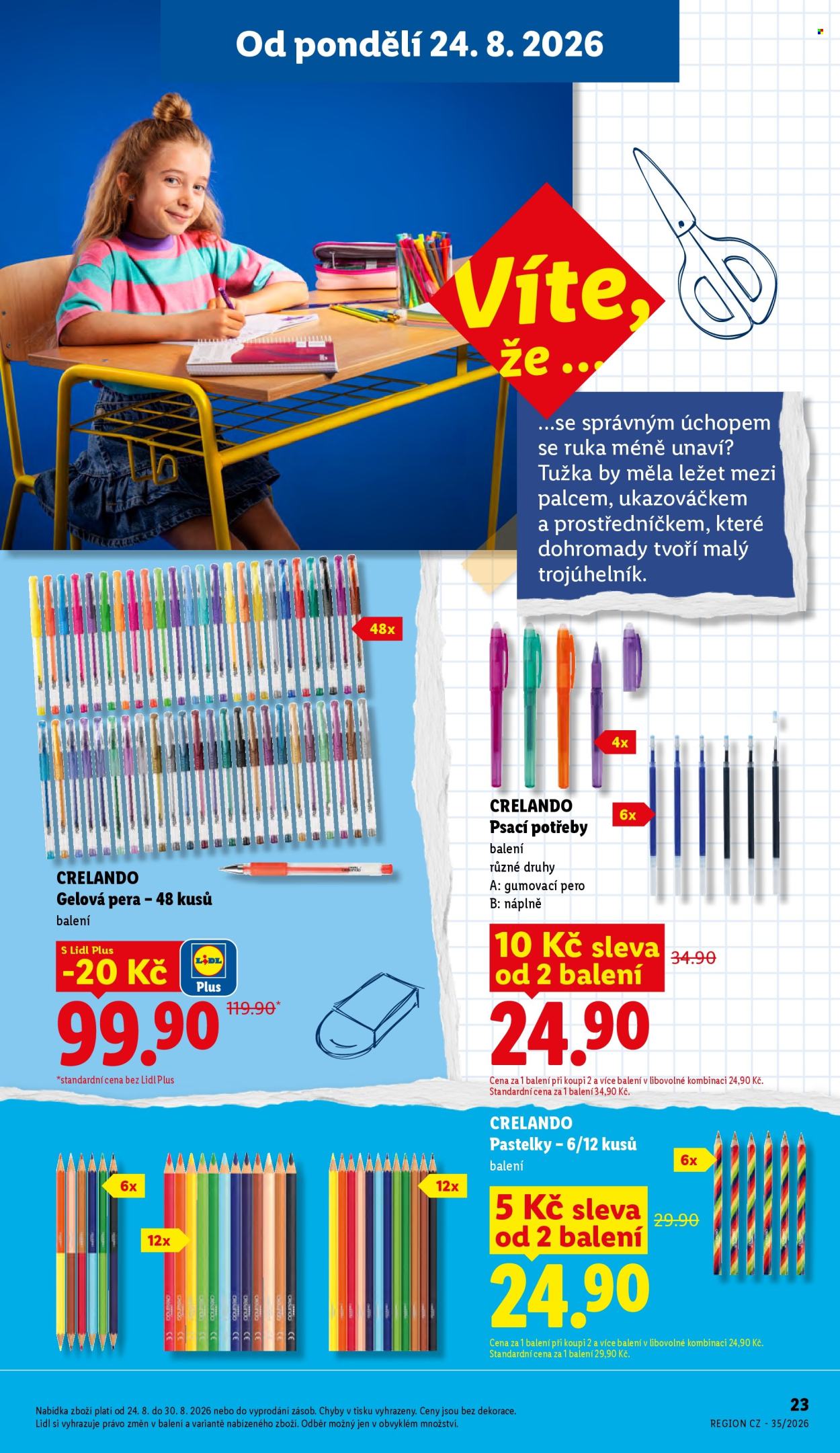 Leták Lidl - 3. 8. 2026 - 30. 8. 2026. Strana 23