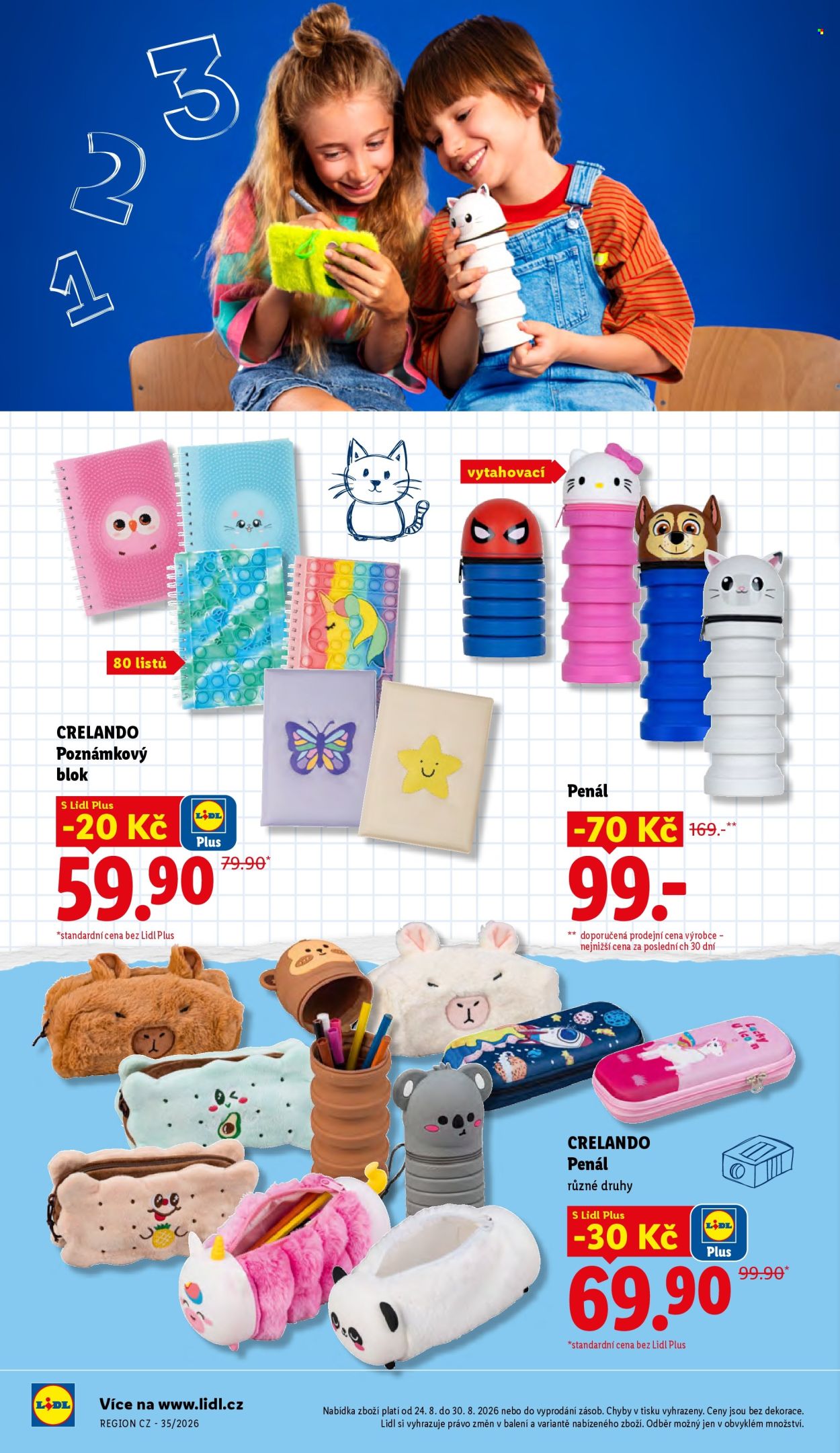 Leták Lidl - 3. 8. 2026 - 30. 8. 2026. Strana 24